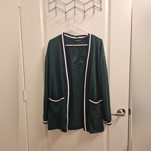 Almost Famous Green, Blue & White Cardigan